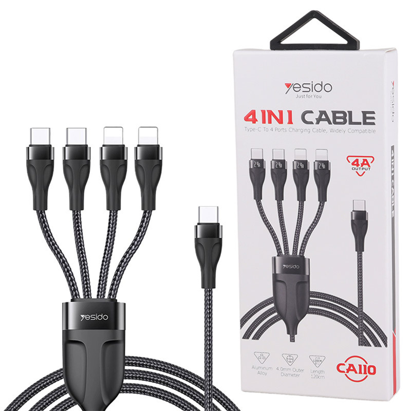 کابل چهار سر Yesido CA110 1.2m