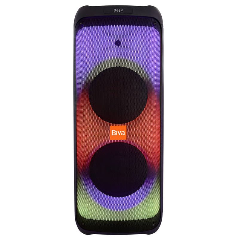 اسپیکر چمدانی بلوتوثی رم و فلش خور Biva Box party 1200W + میکروفون