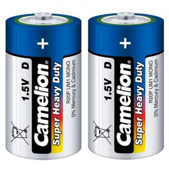 باتری دوتایی بزرگ Camelion Super Heavy Duty 1.5V D
