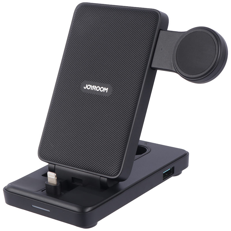 پایه نگهدارنده گوشی و شارژر Joyroom JR-WQS02 Lightning 15W
