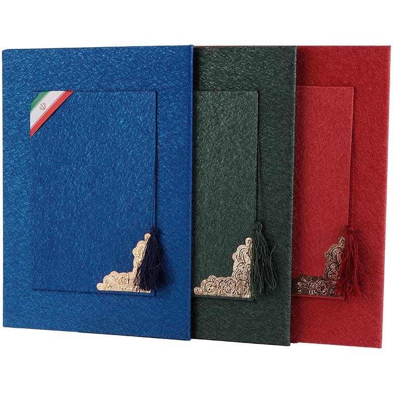 جلد تقدیرنامه دو لت گرانیت منگوله دار انصاری