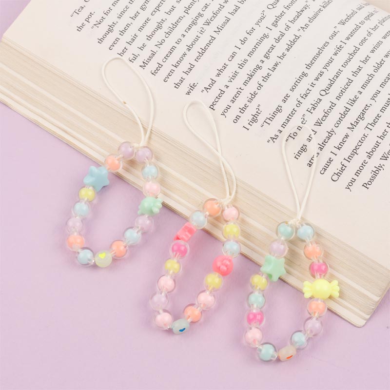 آویز فلش و موبایل مهره ای شفاف