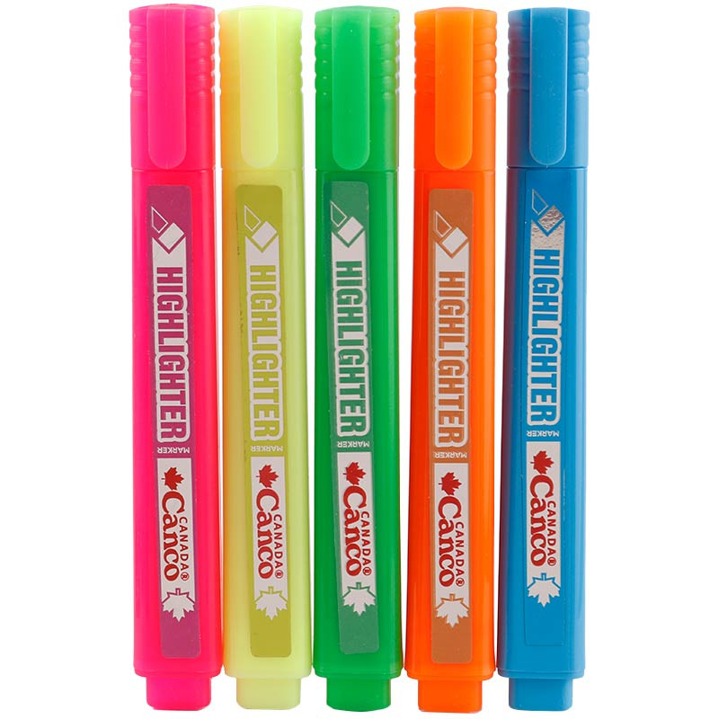 ماژیک هایلایت کنکو Canco بسته 5 عددی