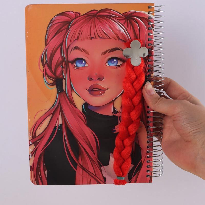 دفترچه یادداشت 100 برگ طرح گیسو سویل کد 706