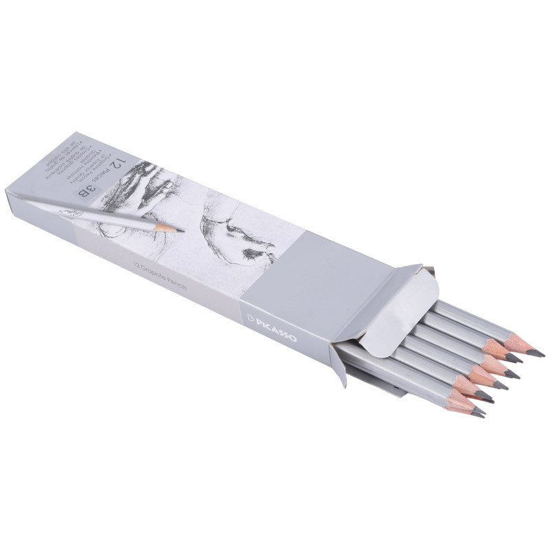 مداد طراحی پیکاسو Picasso 7000-12CB 3B بسته 12 عددی