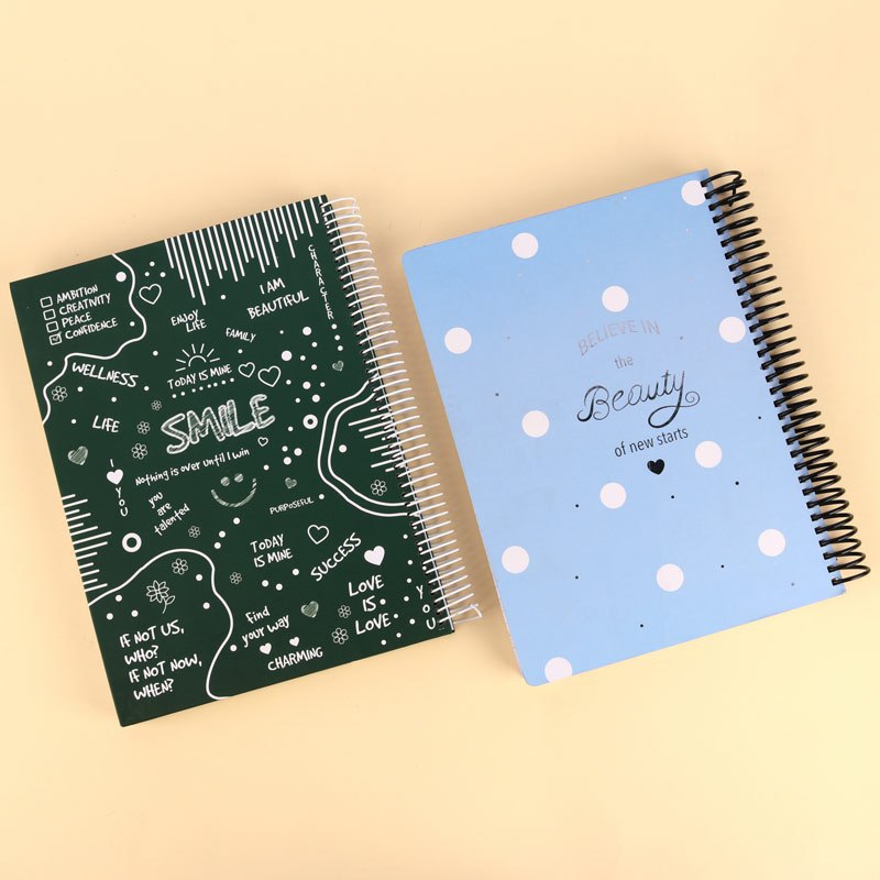 دفتر سیمی 200 برگ طرح فانتزی پودل کد 19