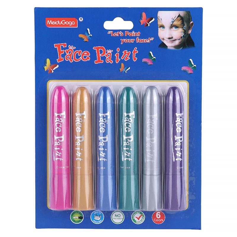ماژیک گریم صورت 6 رنگ Meidu Gaga MD-800-6