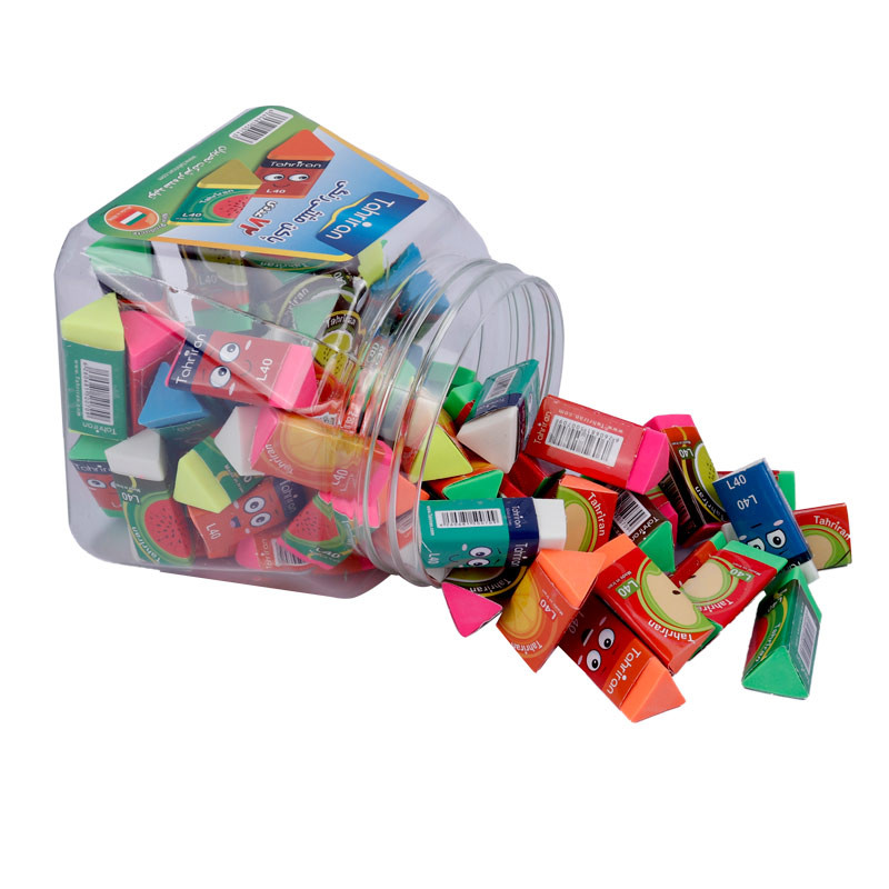 پاک کن رنگی تحریران Tahriran L40 بسته 72 عددی