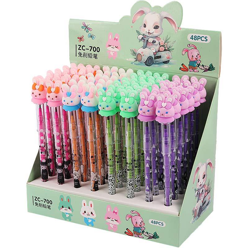 مداد مشکی فشنگی ZC-700 بسته 48 عددی