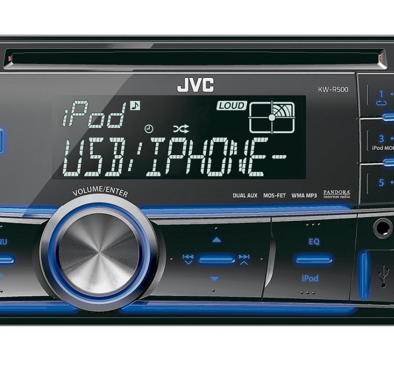 JVC KW-R500 پخش صوتی دو دین جی وی سی