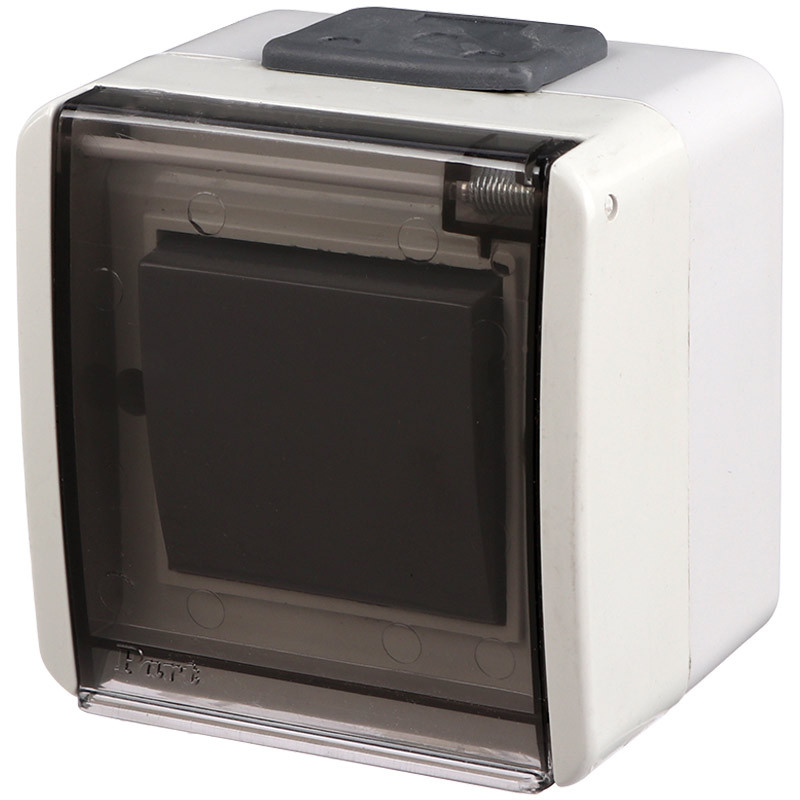 کلید تک پل روکار بارانی پارت الکتریک مدل آذین 2194