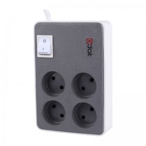 چند راهی 4 خانه برق با کابل 3 متری شرینک