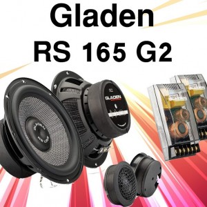 Gladen RS165G2 کامپوننت 16.5 سانتیمتری حرفه ای گلیدن