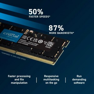 ارتقاء رم لپ تاپ با Crucial DDR5 8 گیگابایت