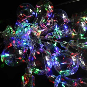 ریسه 12 لامپ پرده ای طرح لامپ رنگی 3٫5 متری