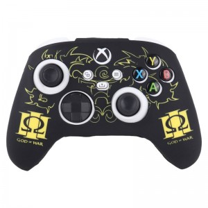 روکش دسته بازی Xbox X/S طرح God Of War Logo زرد