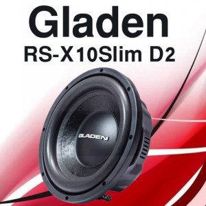 Gladen RS-X10Slim D2 ساب ووفر 10 اينچ گلیدن