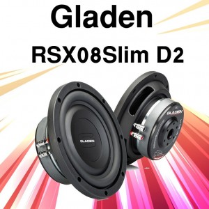 Gladen RSX 08Slim D2 ساب باریک گلیدن