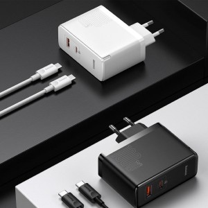 آداپتور سریع شارژ بیسوس GaN5 Pro با دو پورت USB-C