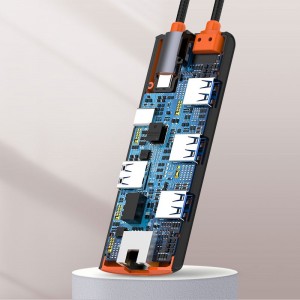 هاب Ldnio DS-26U Type-C To USB3.0/USB2.0/RJ45/Type-C PD