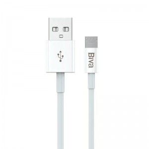 کابل میکرو یو اس بی فست شارژ Biva C-10V 2.4A 1.2m