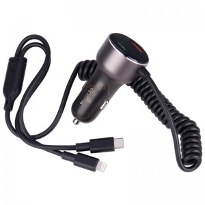 شارژر فندکی فست شارژ Yesido Y58 3A QC3.0 PD 30W