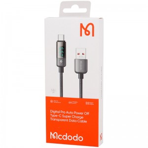 کابل تایپ سی فست شارژ Mcdodo CA-3630 6A PD 100W 1.2m