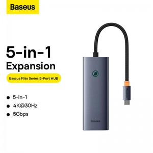 هاب USB C باسئوس با کیفیت بالا