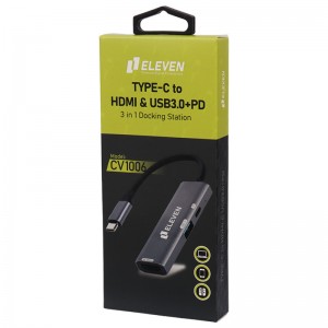 هاب USB C Eleven با HDMI و PD