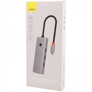 هاب Baseus BS-OH109 Type-C To USB 3.0/RJ45