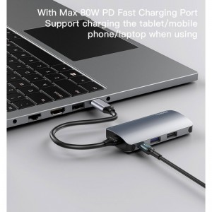 هاب USB C Yesido با شارژ سریع PD