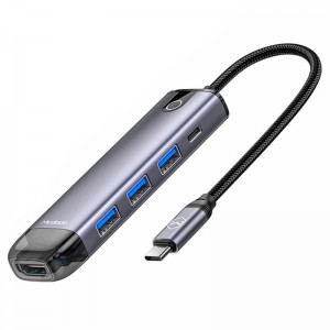 هاب USB C با طراحی آلومینیومی