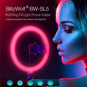 رینگ لایت سه پایه دار "10 Blitzwolf BW-SL5