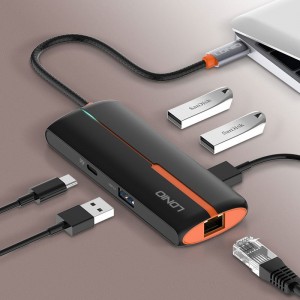 هاب USB-C با شارژ PD 100 وات