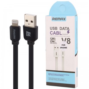 کابل آیفونی فست شارژ Remax V8-04 1m