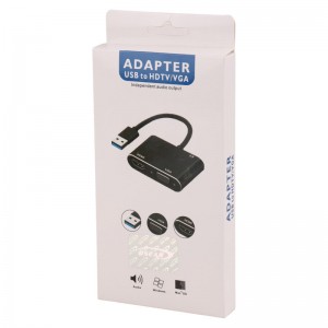 آداپتور USB 3.0 به دو خروجی HDMI و VGA