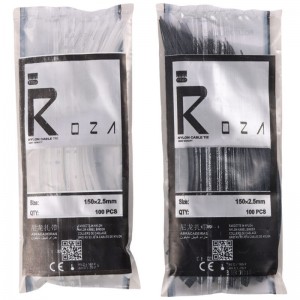 بست کمربندی Roza 150*2.5 mm بسته 100 عددی