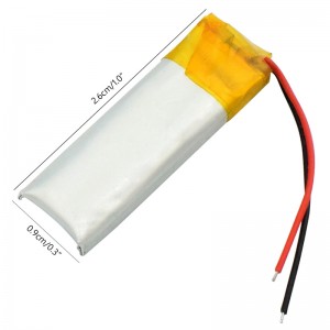 باتری لیتیوم 60mAh 26*9*3.5mm 350926