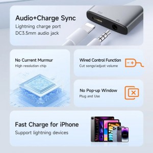 تبدیل Mcdodo CA-554 Lightning to AUX / Lightning