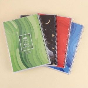 دفتر سیمی 80 برگ مجلد پیک فدک کد 004