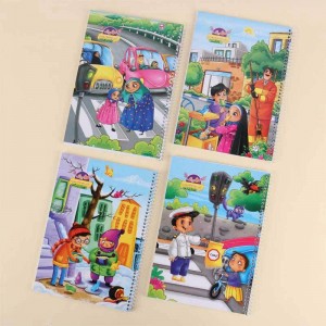 دفتر سیمی 50 برگ پیک فدک کد 017