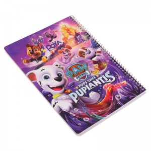 دفتر سیمی 50 برگ طرح دار پویا کد 1400