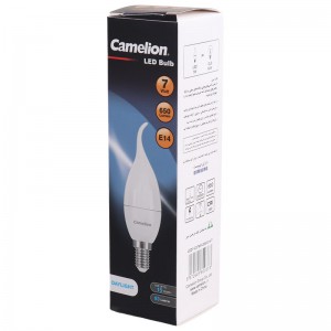 لامپ شمعی LED اشکی مات کملیون Camelion E14 7W