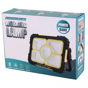 پروژکتور سیار شارژی و پاور بانک خورشیدی 883 Solar LED Light