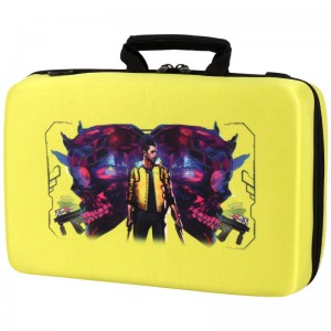 کیف کنسول بازی PS5 Slim طرح Cyberpunk کد 1