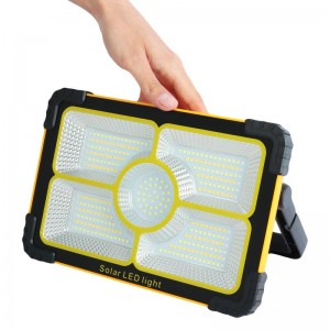 پروژکتور سیار شارژی و پاور بانک خورشیدی 889 Solar LED Light