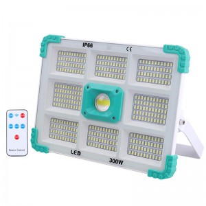 پروژکتور سیار شارژی خورشیدی ZB-F374 + ریموت کنترل