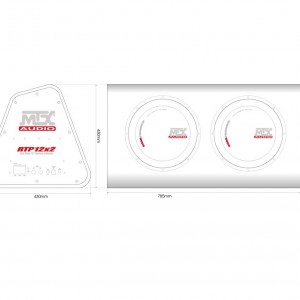MTX RTP12X2 ساب باکس اکتیو دوبل دوازده مارک ام تی ایکس