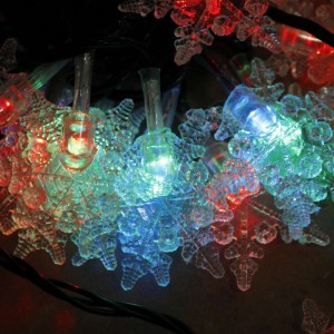 ریسه طرح برف رنگی 4٫3 متری