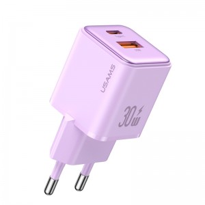 Usams-US-CC189 2Port 4.5A QC3.0 PD 30W-Fast-Wall-Charger2